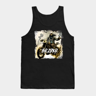 Shadow Man BRZRKR (Berserker) Bike Rider Tank Top